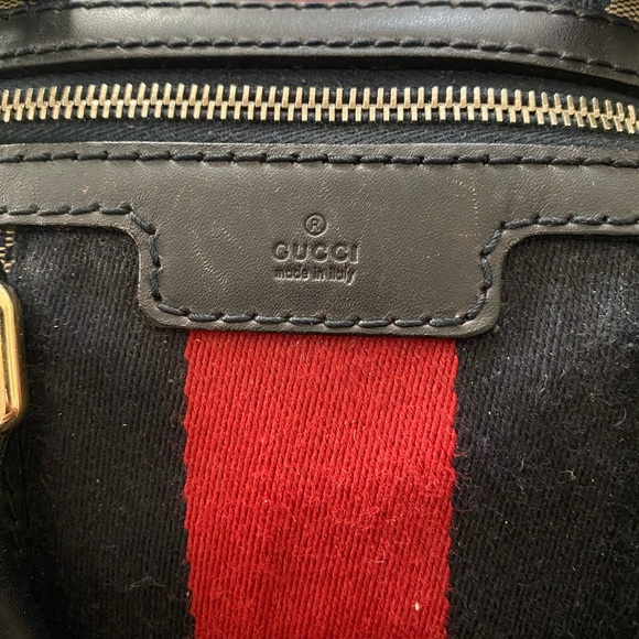 Gucci Medium Web Boston Bag - Picture 6 of 9